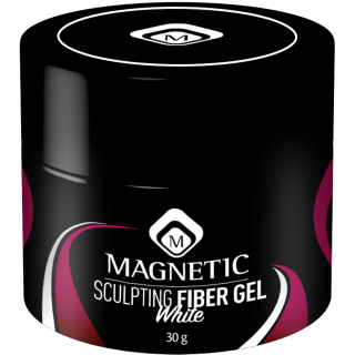 Magnetic Sculpting Fiber Gel White 30g
