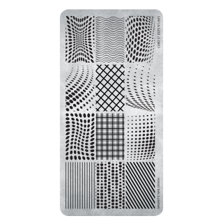 Stamping Plate 17 Dots and Lines