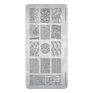 Stamping Plate 22 African Vibes