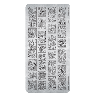 Stamping Plate 35 Stained Glass 2