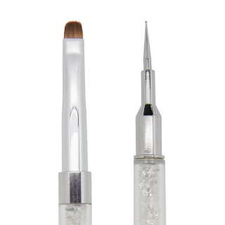 Rhinestone Pigment Brush and Dotting Tool