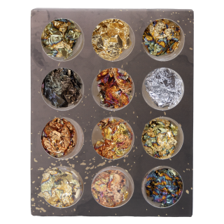 Gold Foil Box 12 pcs