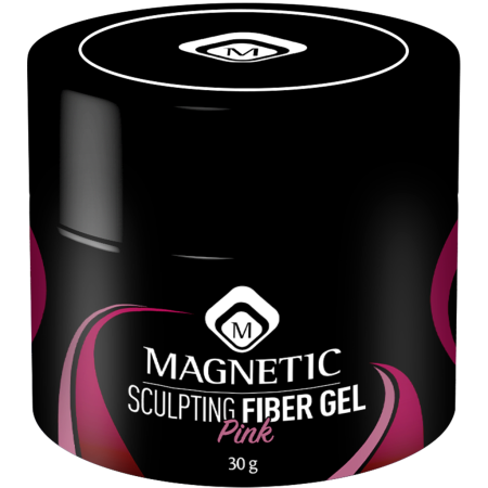 Magnetic Sculpting Fiber Gel Pink 30g