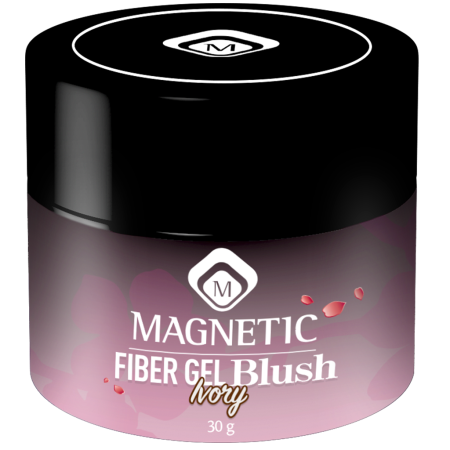Magnetic Fiber Gel Blush Ivory 30 gr