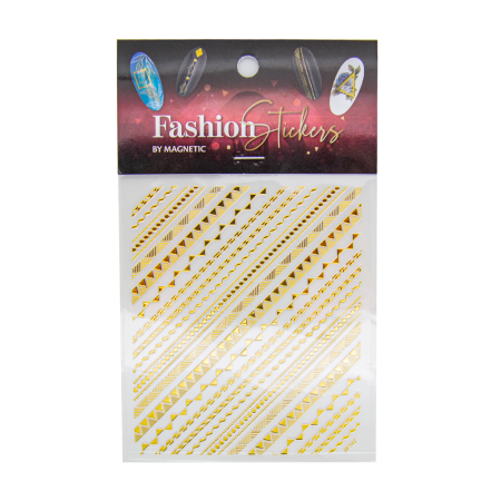 Fashion Sticker Graphic Gold
