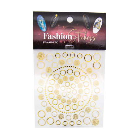 Fashion Sticker Circles Gold