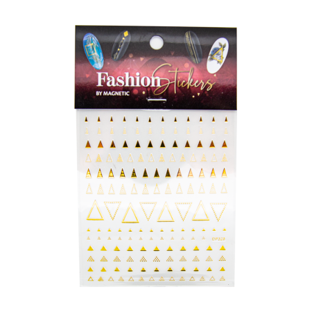 Fashion Sticker Triangle Gold