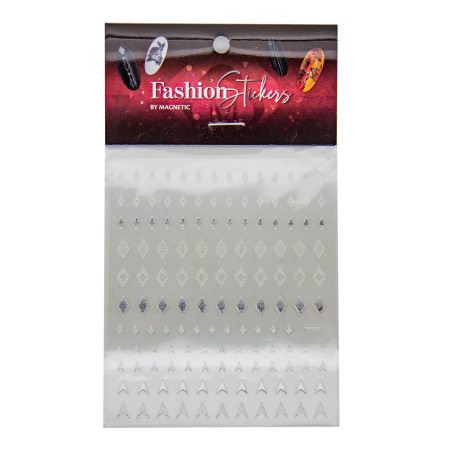 Fashion Sticker Diamond Silver
