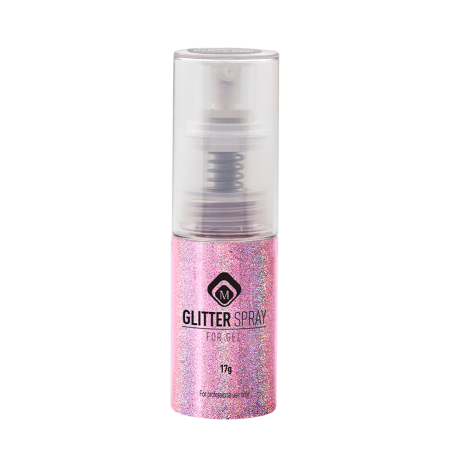 Glitter Spray Hologram Pink 17g