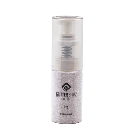 Glitter Spray White 17g