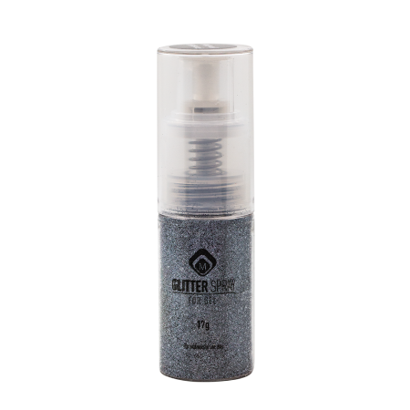 Glitter Spray Steel Grey 17g