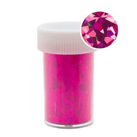 Transfer Foil Roll Holographic Fuchsia Crunch