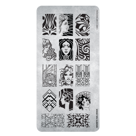 Stamping Plate 12 Nouveau