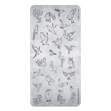 Stamping Plate 27 Birds