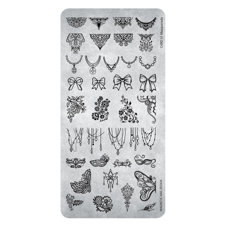 Stamping Plate 31 Masquerade
