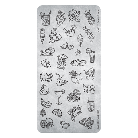 Stamping Plate 37 Tequilla Sunrise