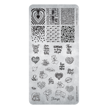 Stamping Plate 44 Valentine's Day