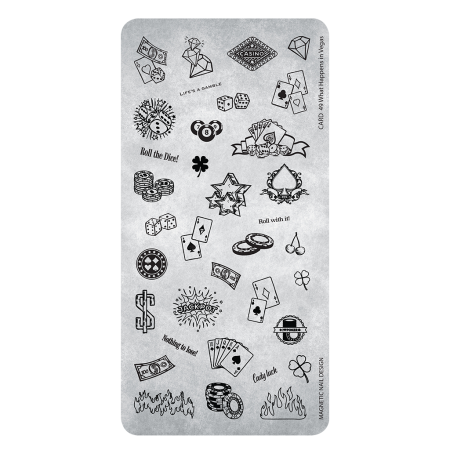 Stamping Plate 49 What Happens in Vegas