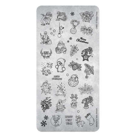Stamping Plate 51 Xmas Time