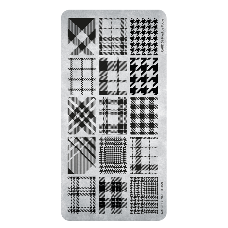 Stamping Plate 59 Pied de Poule