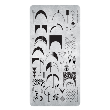 Stampingplate 61 French Twist