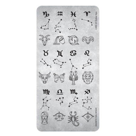 Stampingplate 67 Zodiac Sign