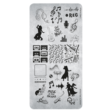 Stampingplate 76 Music
