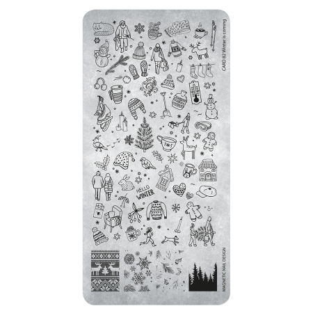 Stampingplate 82 Winter is Coming