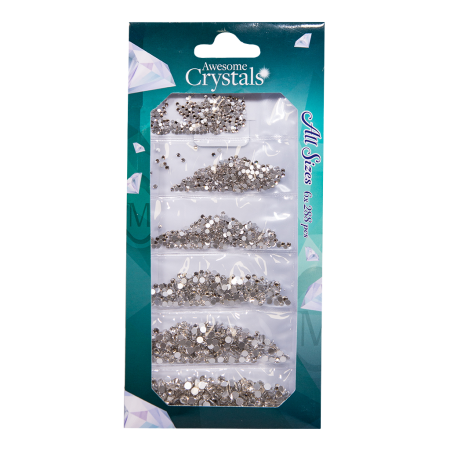 Awesome Crystals By Magnetic Clear 6 sizes x 288 pcs