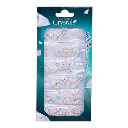 Awesome Crystals By Magnetic Transparant Ice 6 sizes x 288 pcs