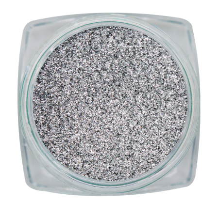 Magnetic Chrome Sparkle Silver