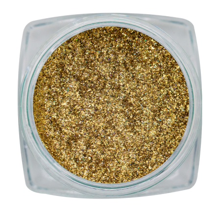 Magnetic Chrome Sparkle Gold