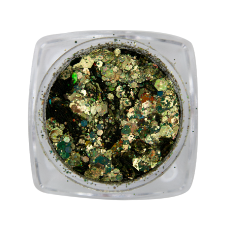 Metal Inlay Green Gold