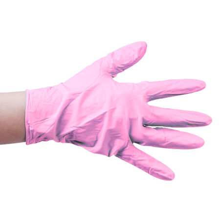 Nitril Gloves 100pcs Pink S pd.fr.