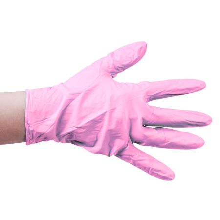 Nitril Gloves 100pcs Pink L pd.fr.