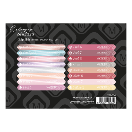 Colorpop Stickervel Gelpolish 600094 t/m 600109