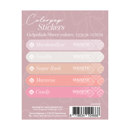 Colorpop Stickervel Sheer Gelpolishes