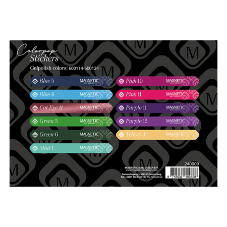 Colorpop Stickervel Gelpolish 600114 t/m 600124